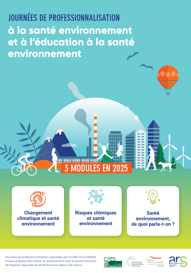 Save the date - Journée de professionnalisation "Santé environnement, de quoi parle-t-on? "