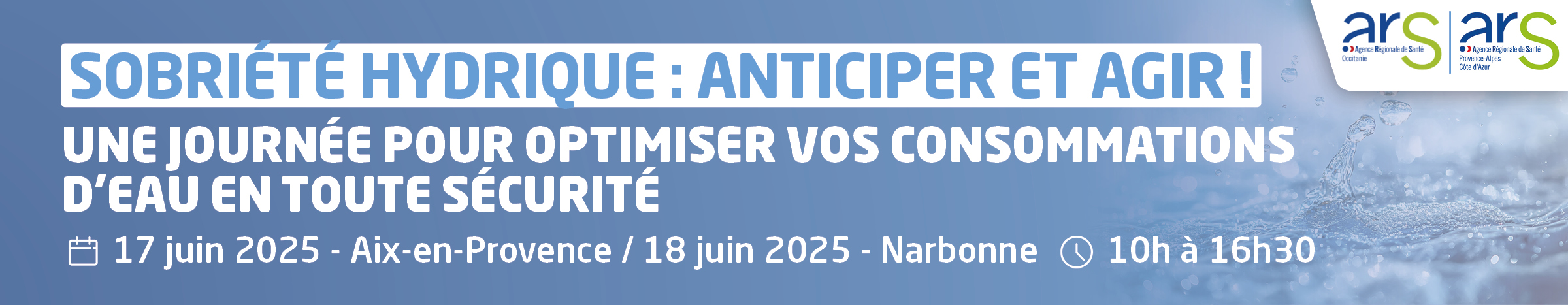Journée sobriété hydrique pour les établissements de santé