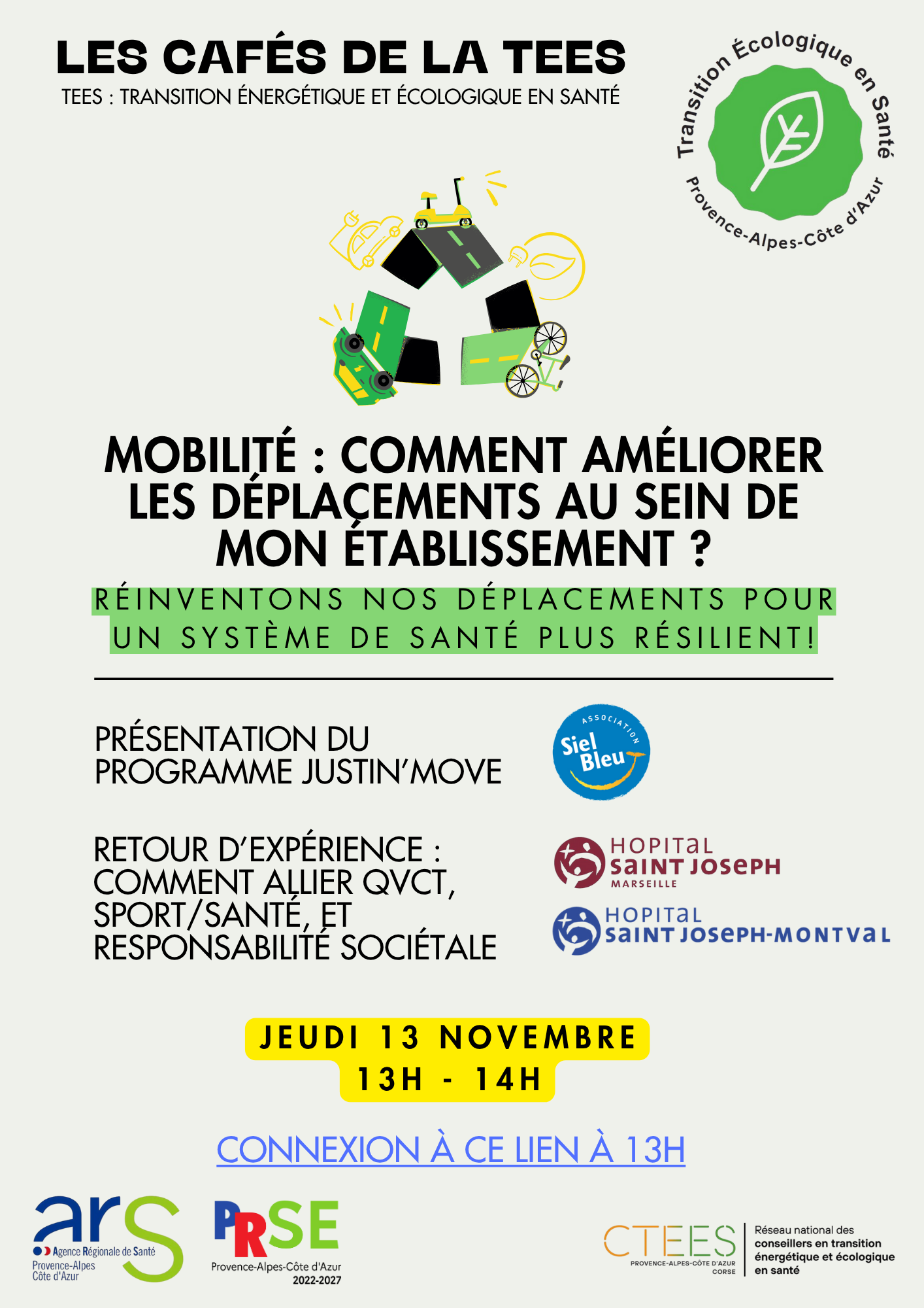Webinaire "mobilité : comment améliorer les déplacements au sein de mon établissement"