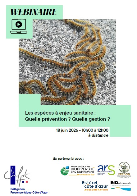 Webinaire "Les espèces à enjeu sanitaire : Quelle prévention ? Quelle gestion ?"