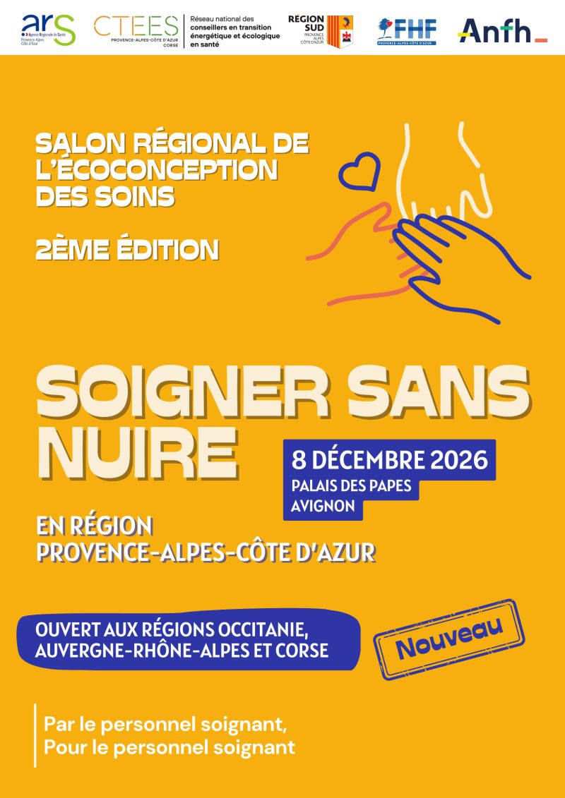 Save the date "2ème édition du salon Soigner sans nuire"