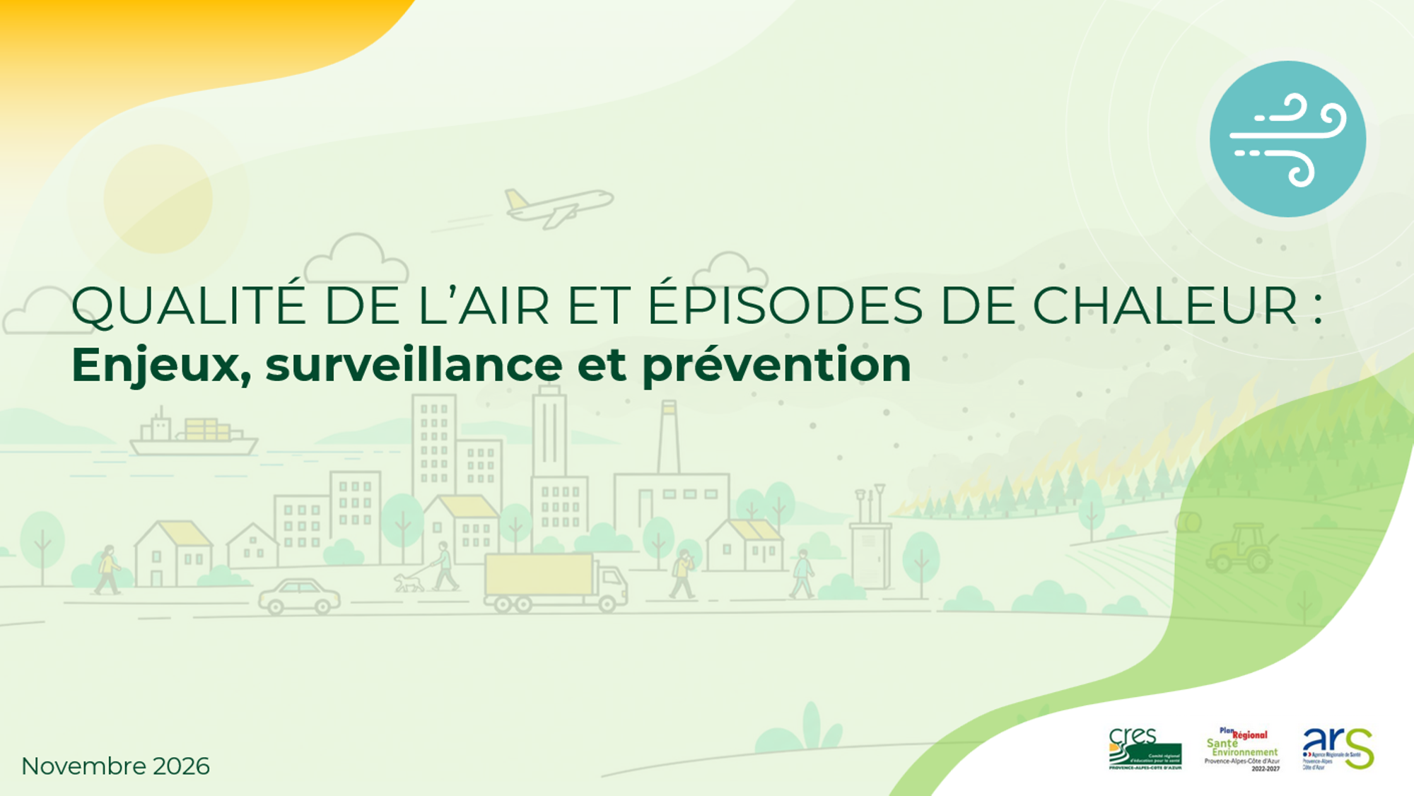 Webinaire "Qualité de l’air et épisodes de chaleur"